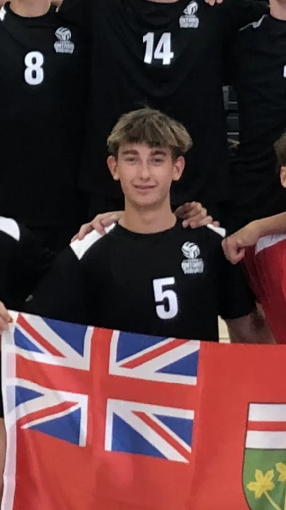 Zander Lackovic 2028 Setter Libero Indoor Beach Volleyball Recruit Canada